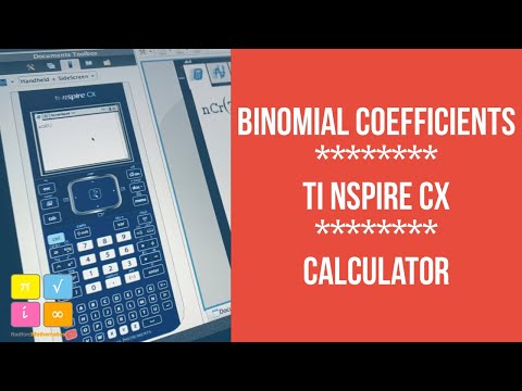 Binomial Coefficients - nCr - TI NSpire CX - How to Calculate — YouTube thumbnail