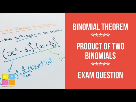Binomial Theorem | 2 Binomials Being Multiplied | Product of Two Binomials | Exam Question — YouTube thumbnail